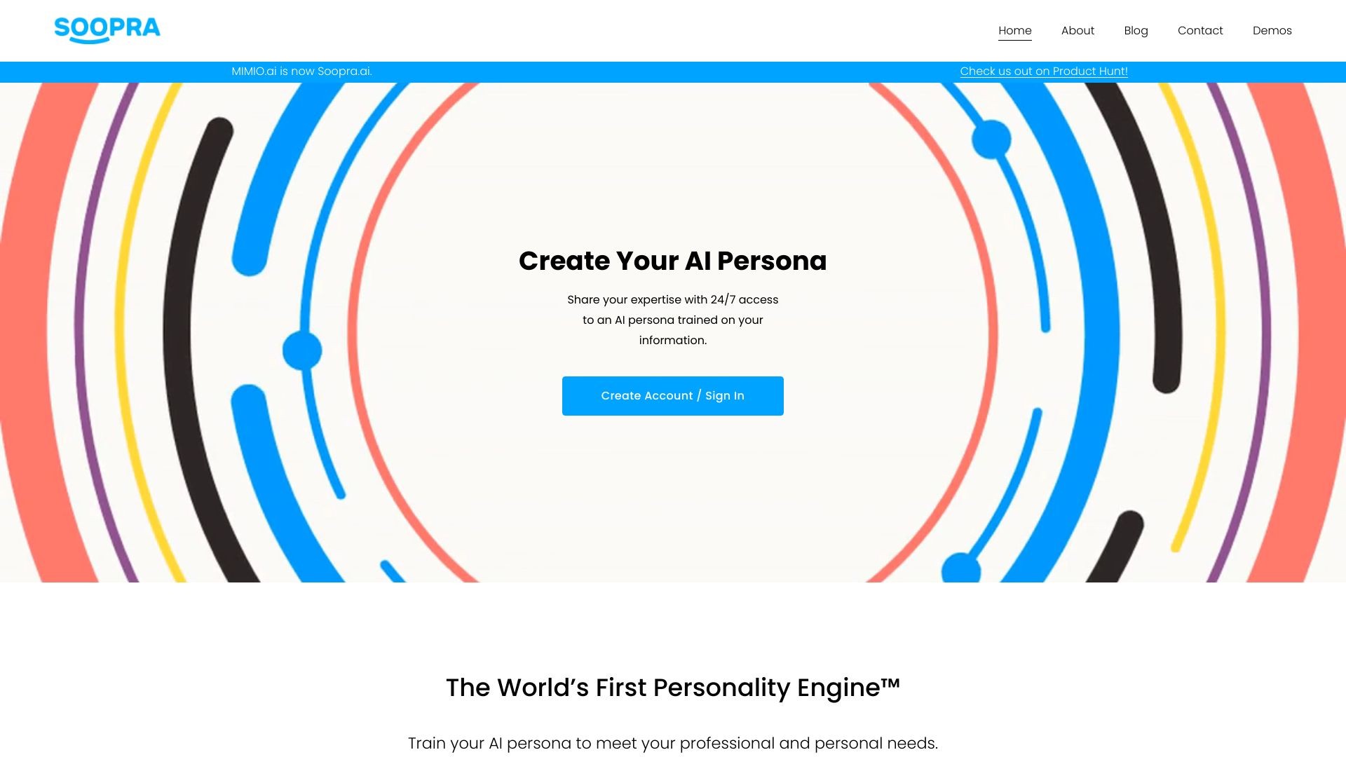 Soopra AI Personality Engine 截图