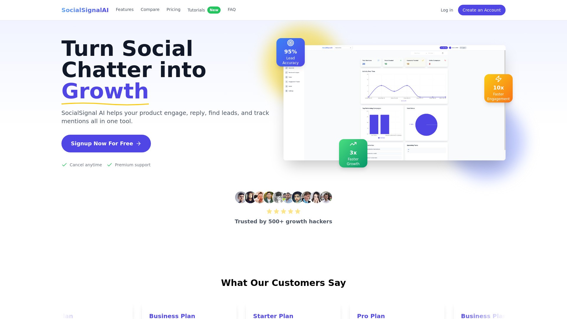 SocialSignal AI 截图