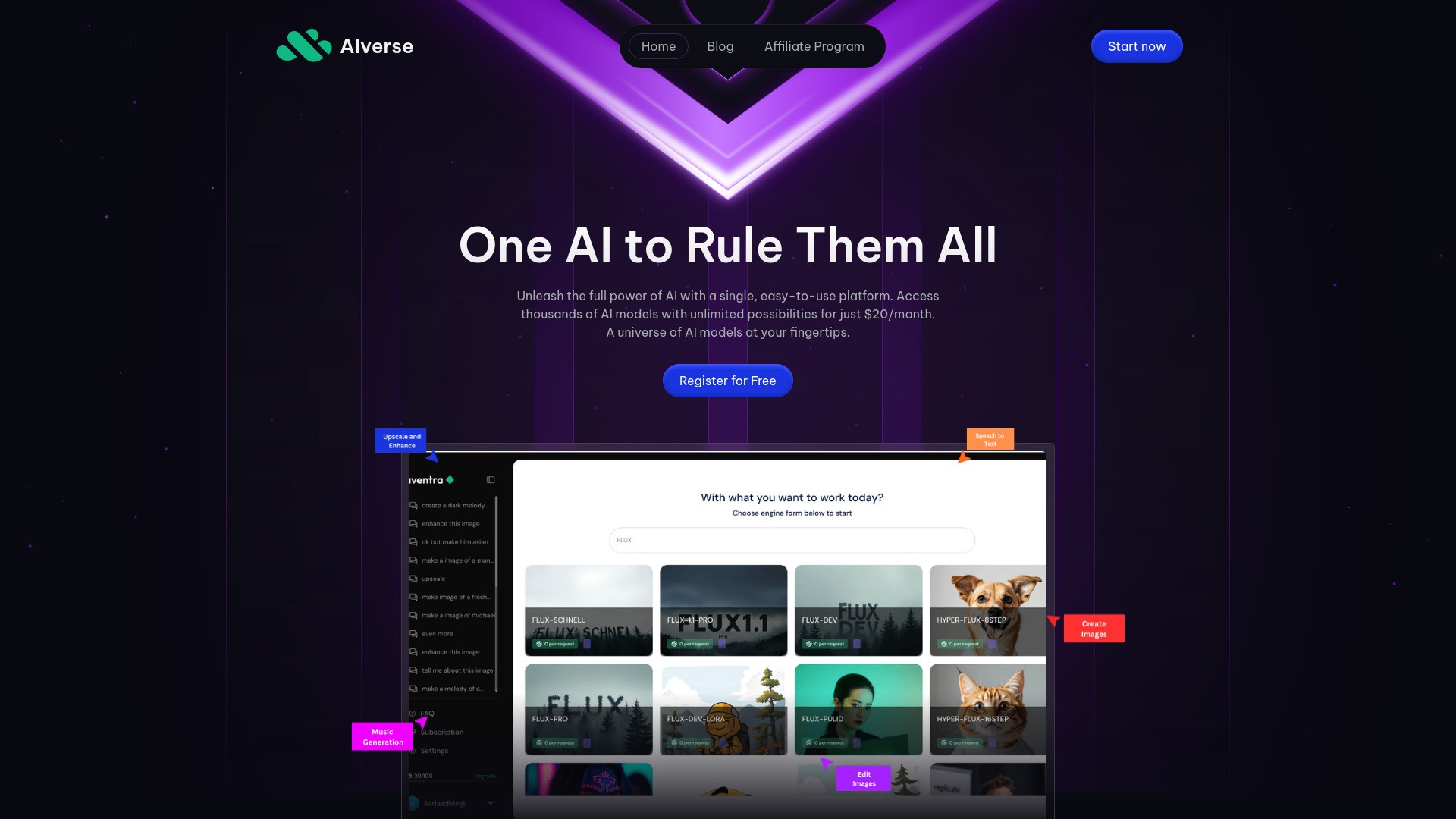 AIverse - All in One AI 截图