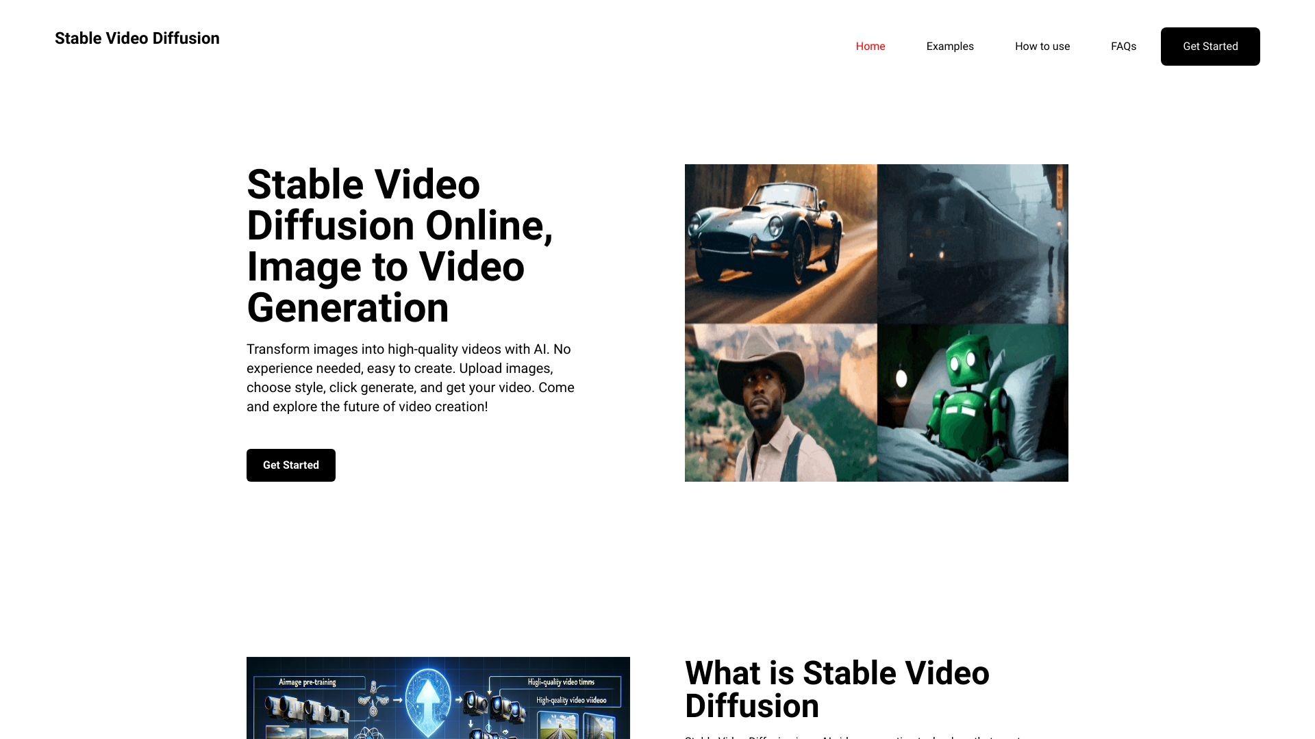 Stable Video Diffusion AI 截图