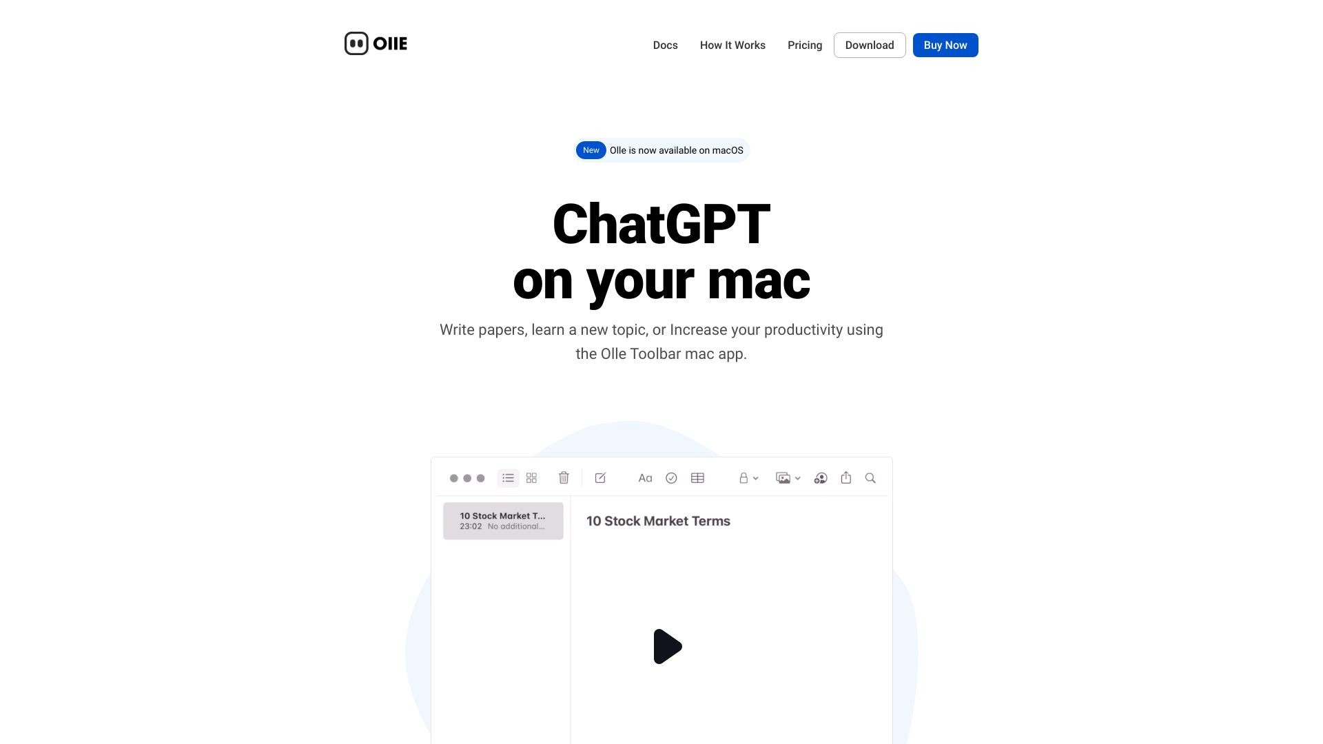 Olle - AI Powered Toolbar Assistant 截图