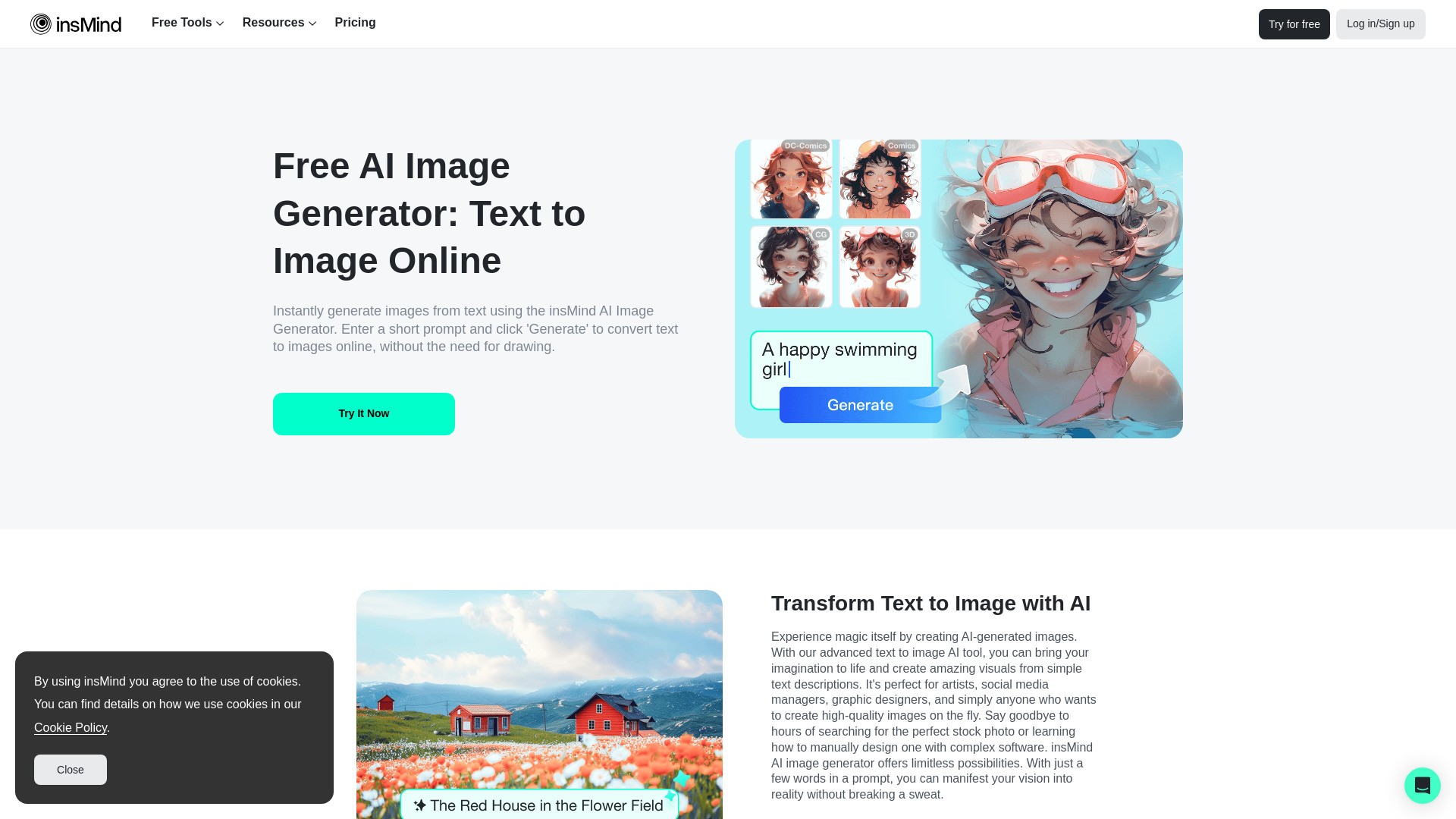 insMind AI Image Generator 截图