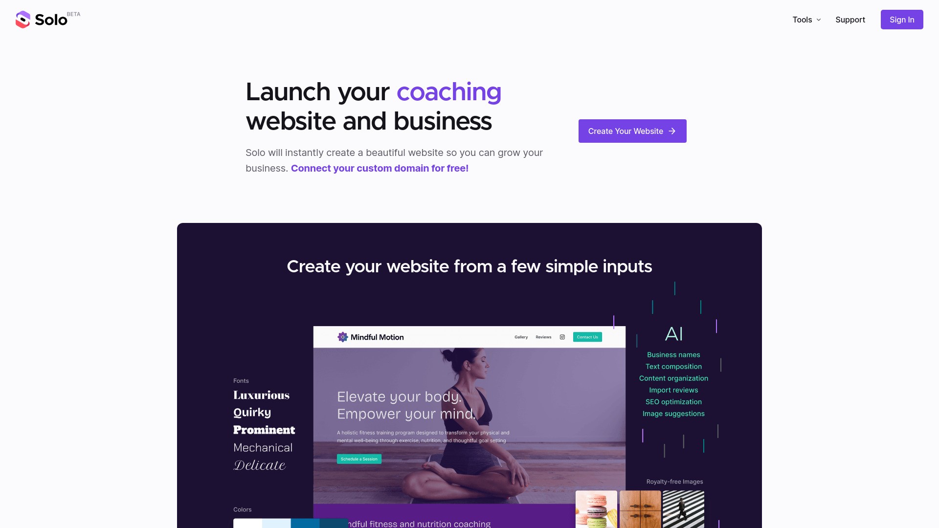Solo AI Website Creator 截图