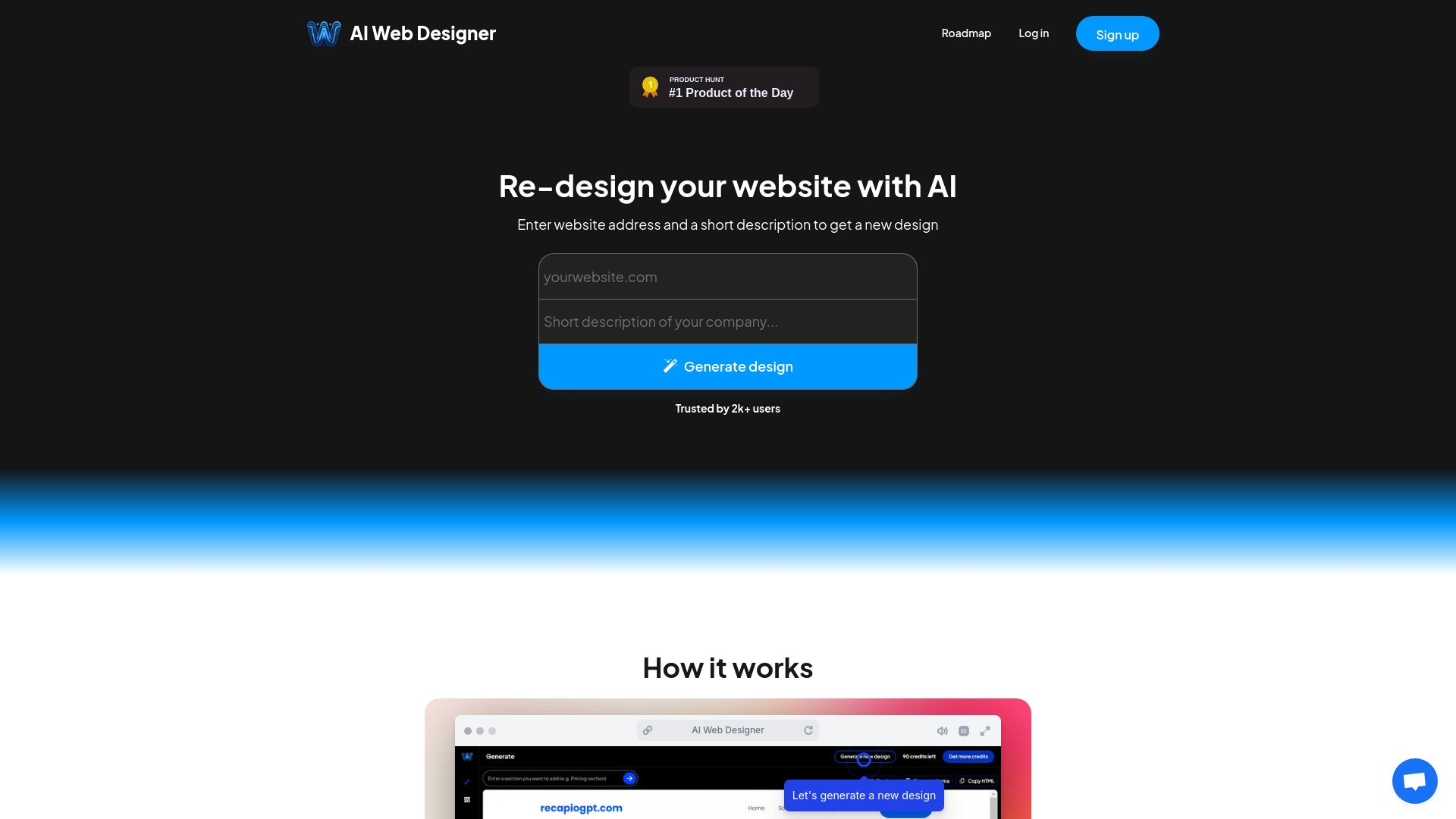 AI Web Designer 截图