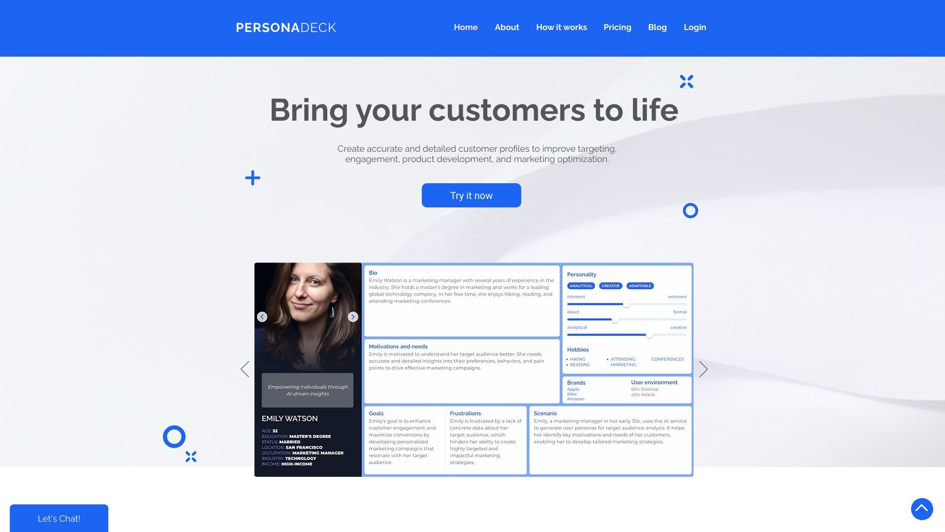 Personadeck.io 截图