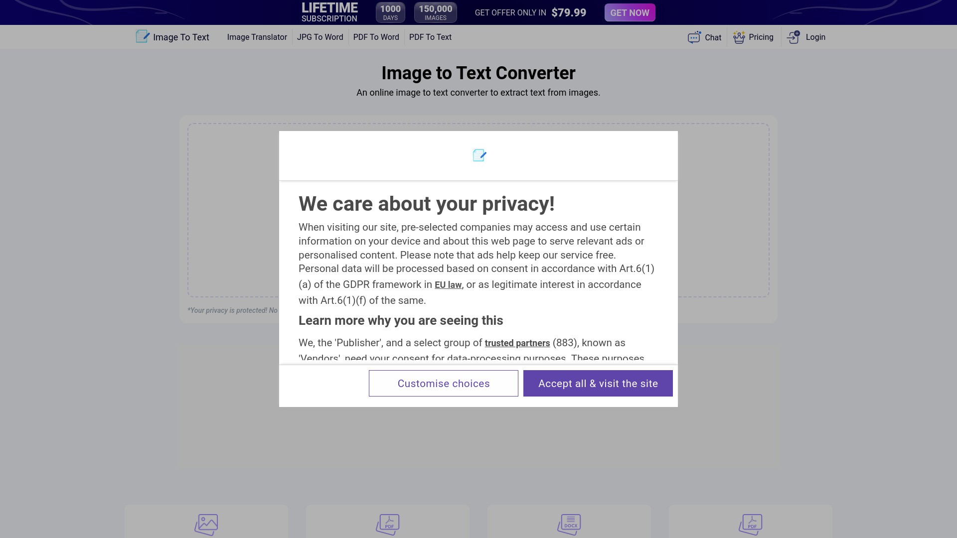 Image to Text Converter 截图