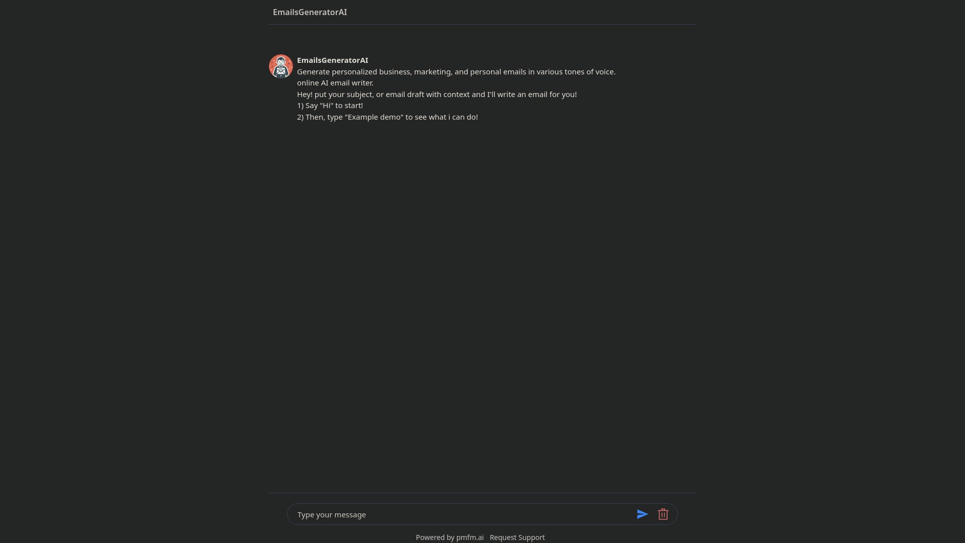 EmailsGeneratorAI 截图