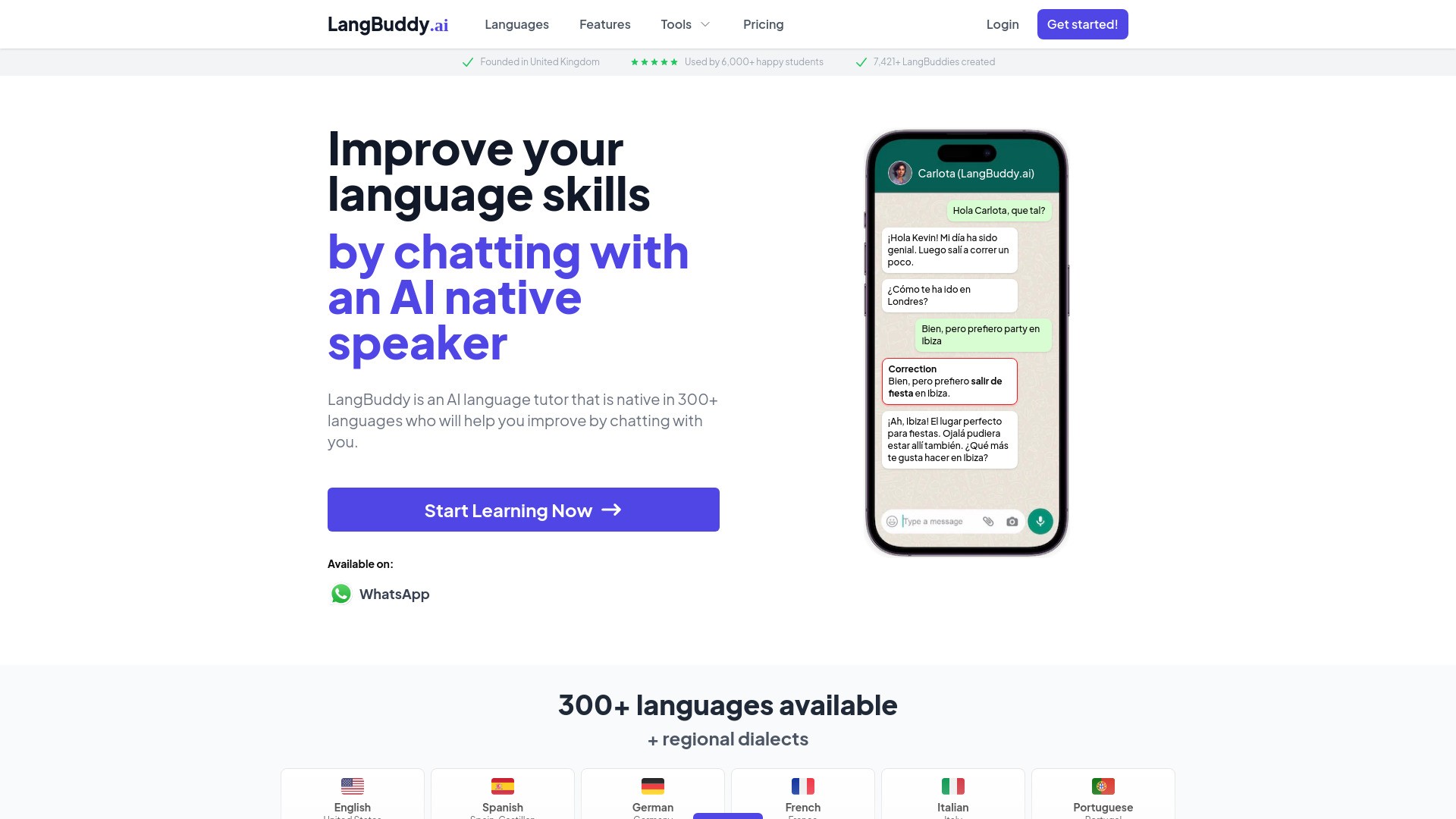 LangBuddy.ai 截图