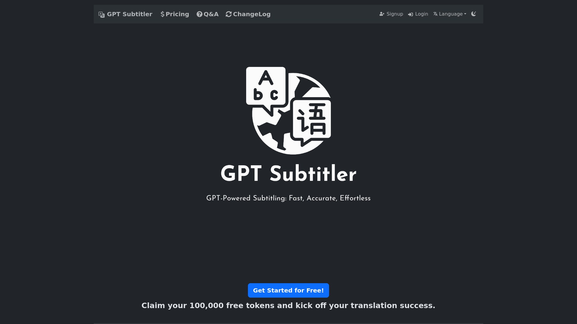 GPT Subtitler 截图