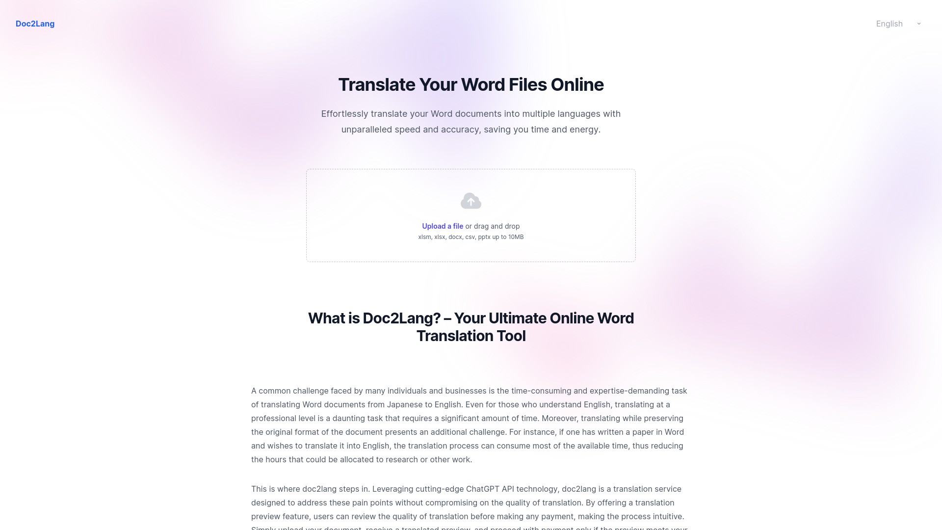 Online Word Translator By GPT 截图