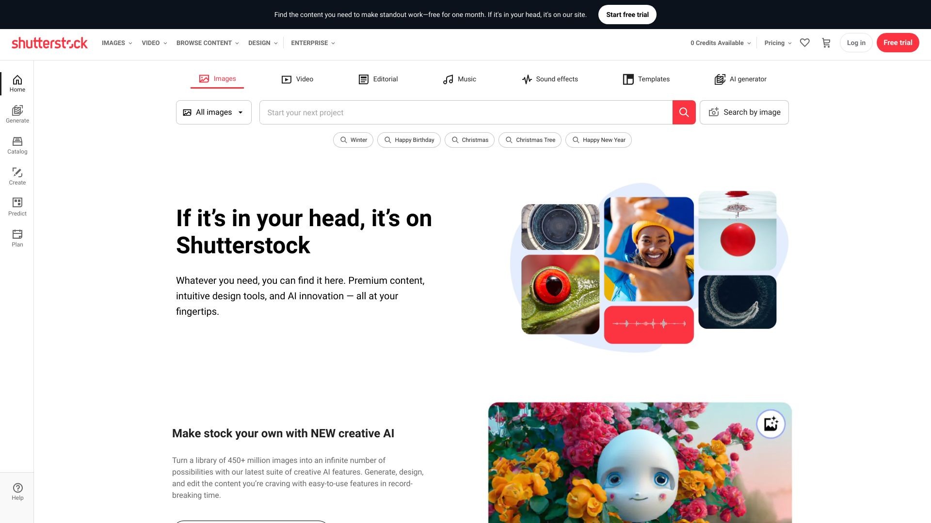 Shutterstock 截图