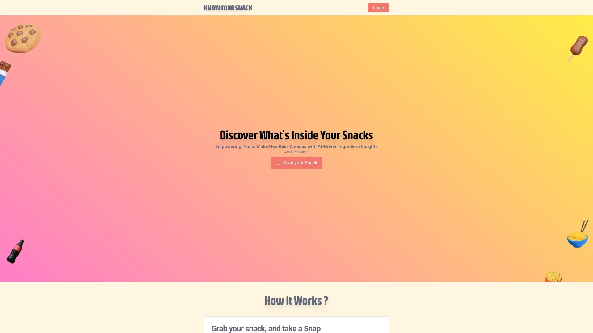 knowyoursnack 截图