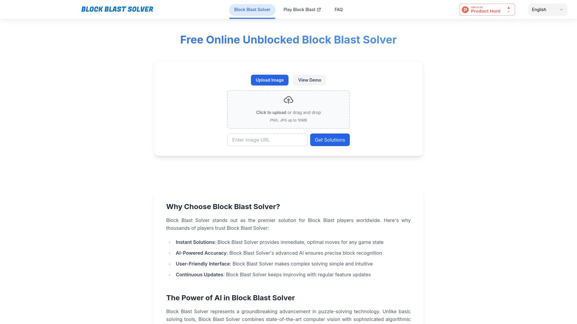 Block Blast Solver 截图