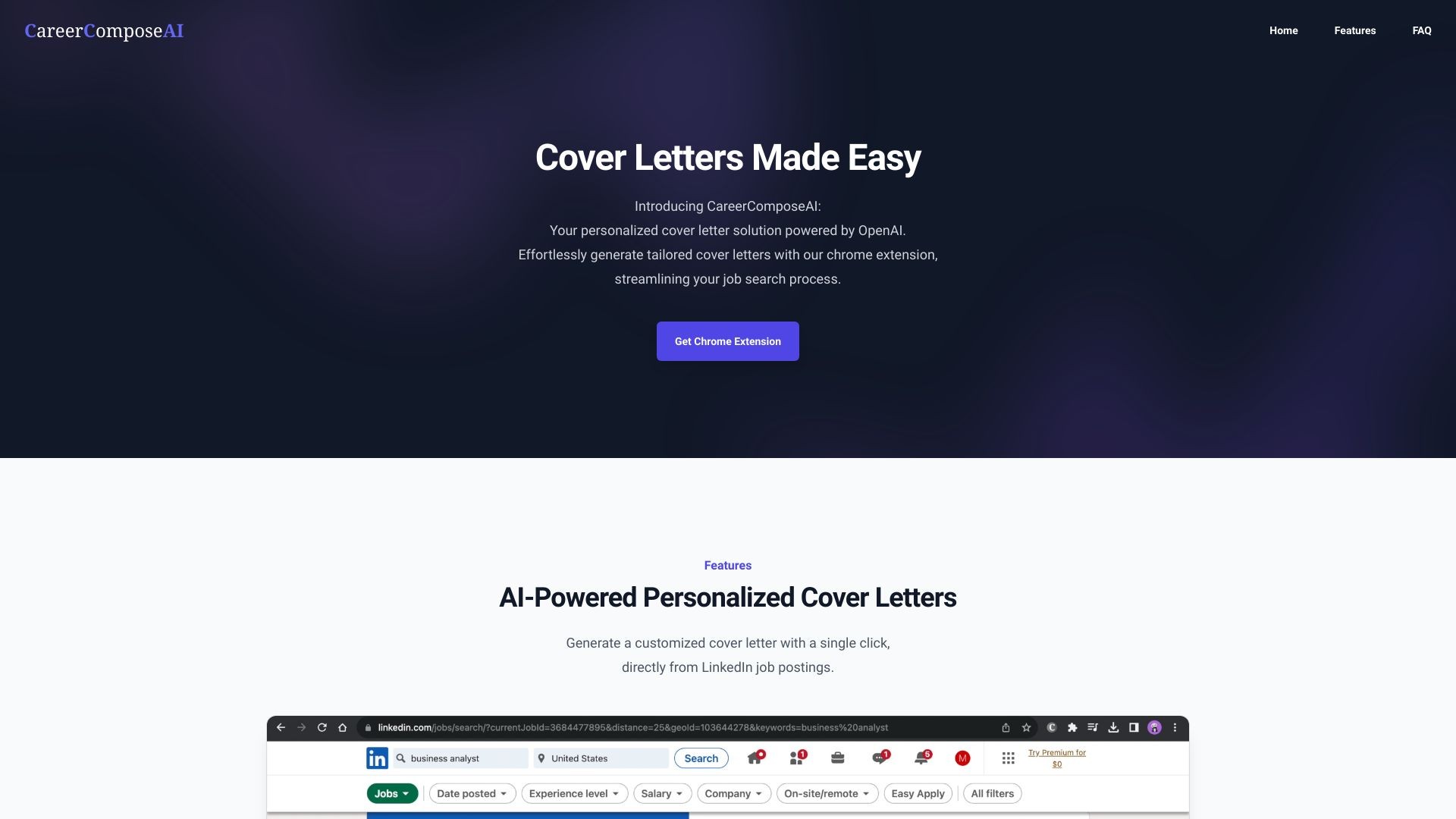 CareerComposeAI 截图
