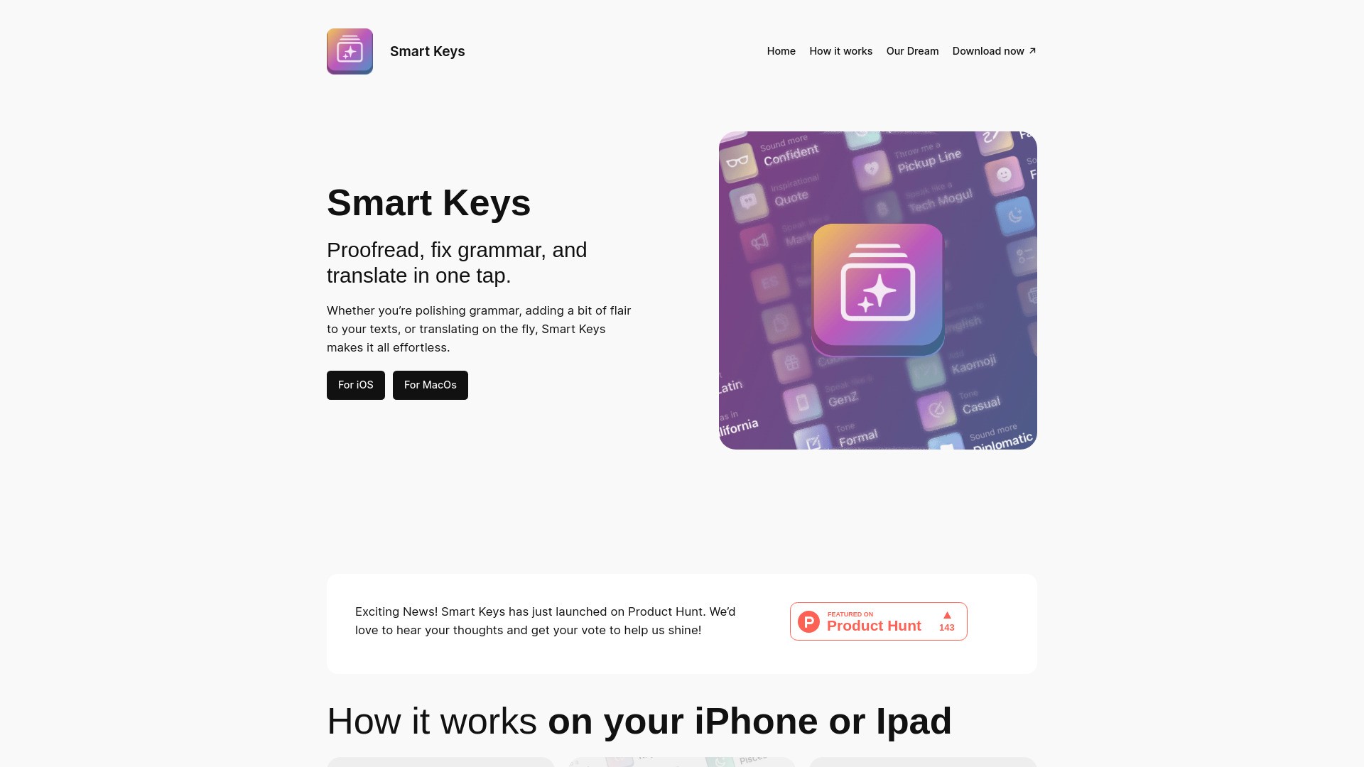 Smart Keys for iOS 截图