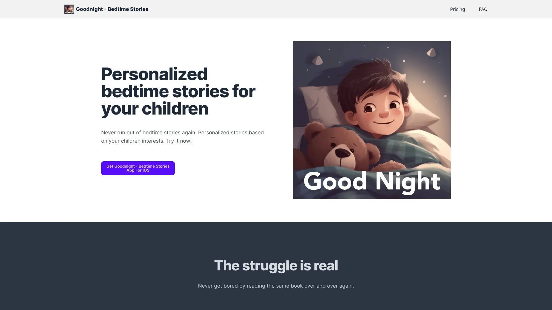 Good Night - Bedtime Stories 截图