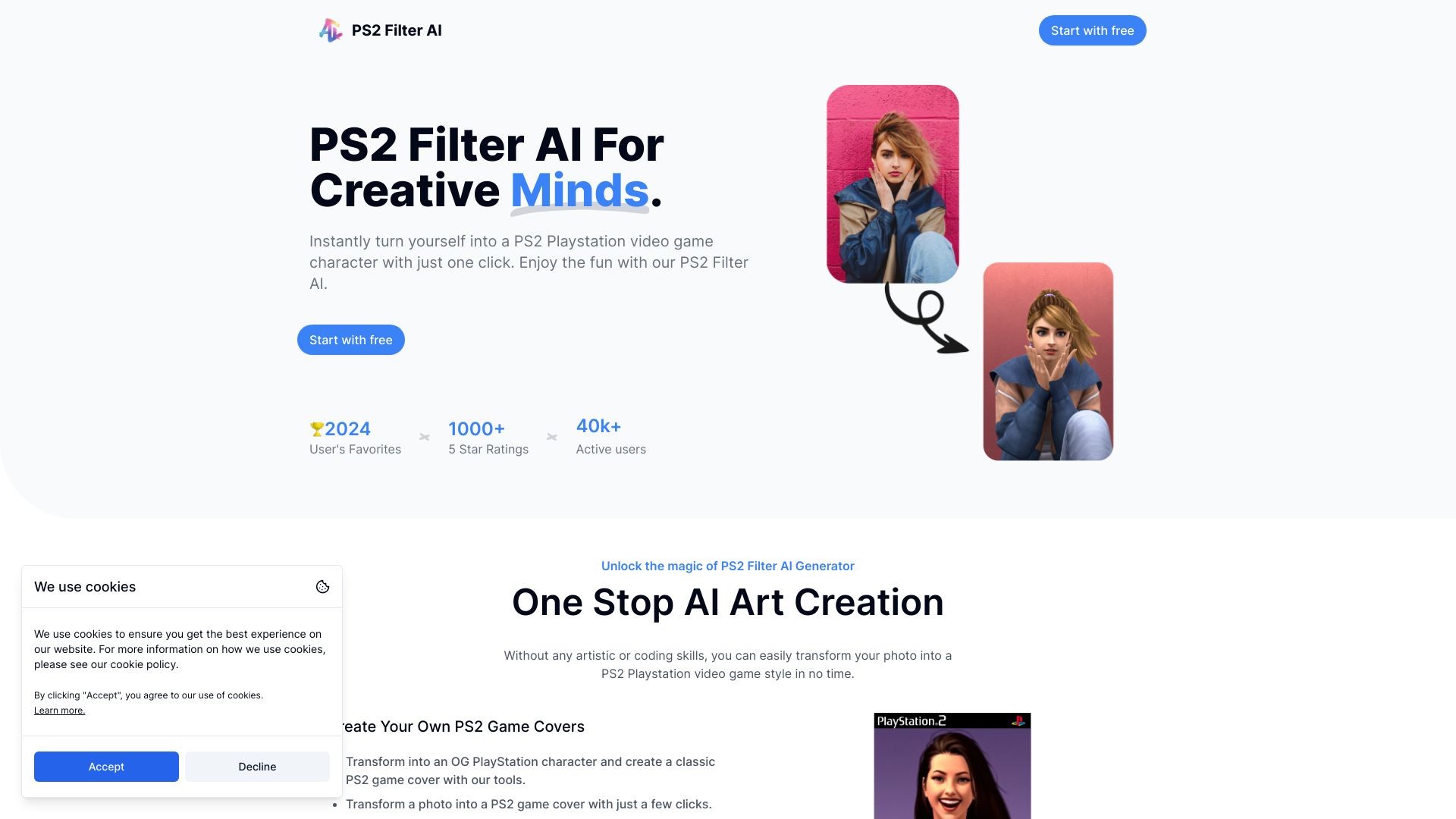 PS2 Filter AI 截图