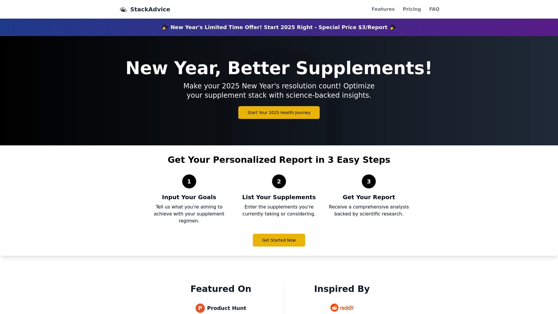 Stackadvice.app 截图