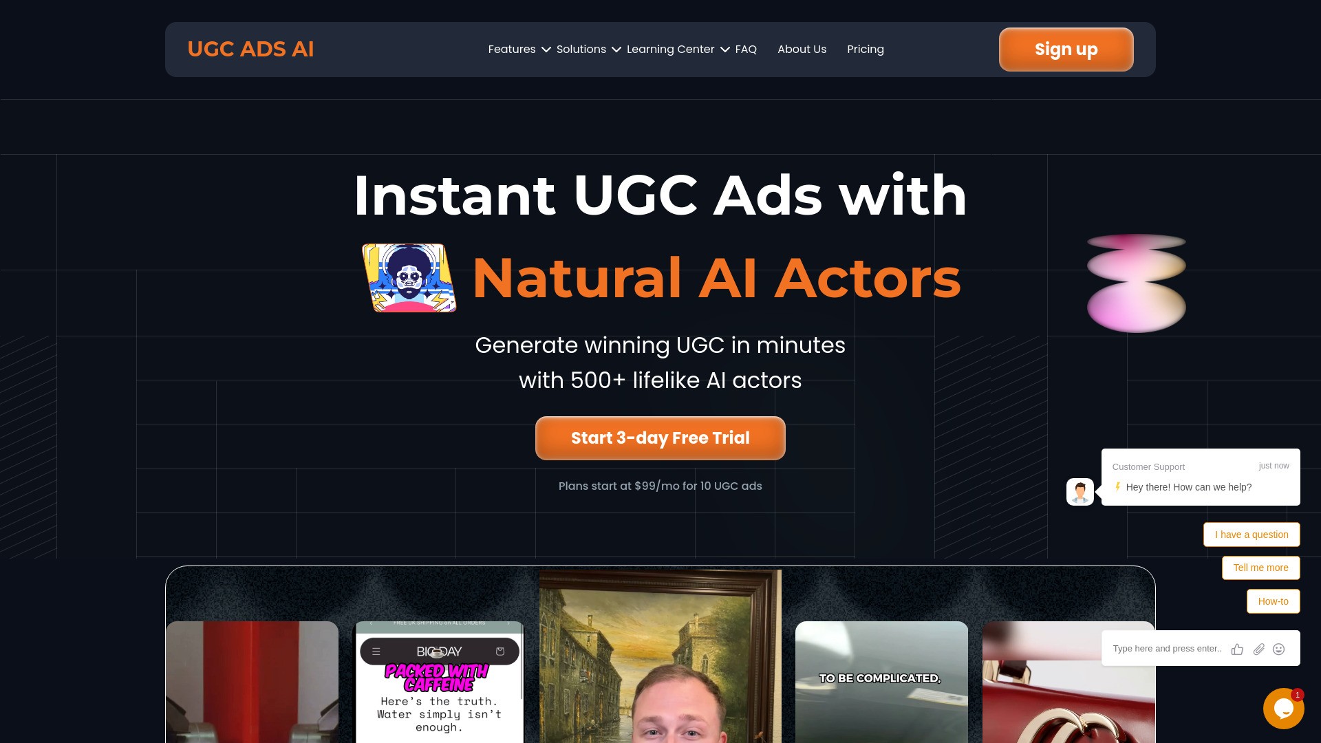 UGC Ads AI 截图