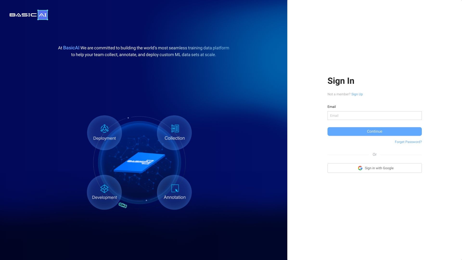 BasicAI Cloud 截图