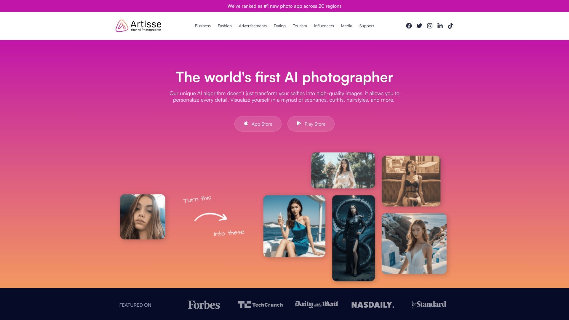 Artisse AI 截图