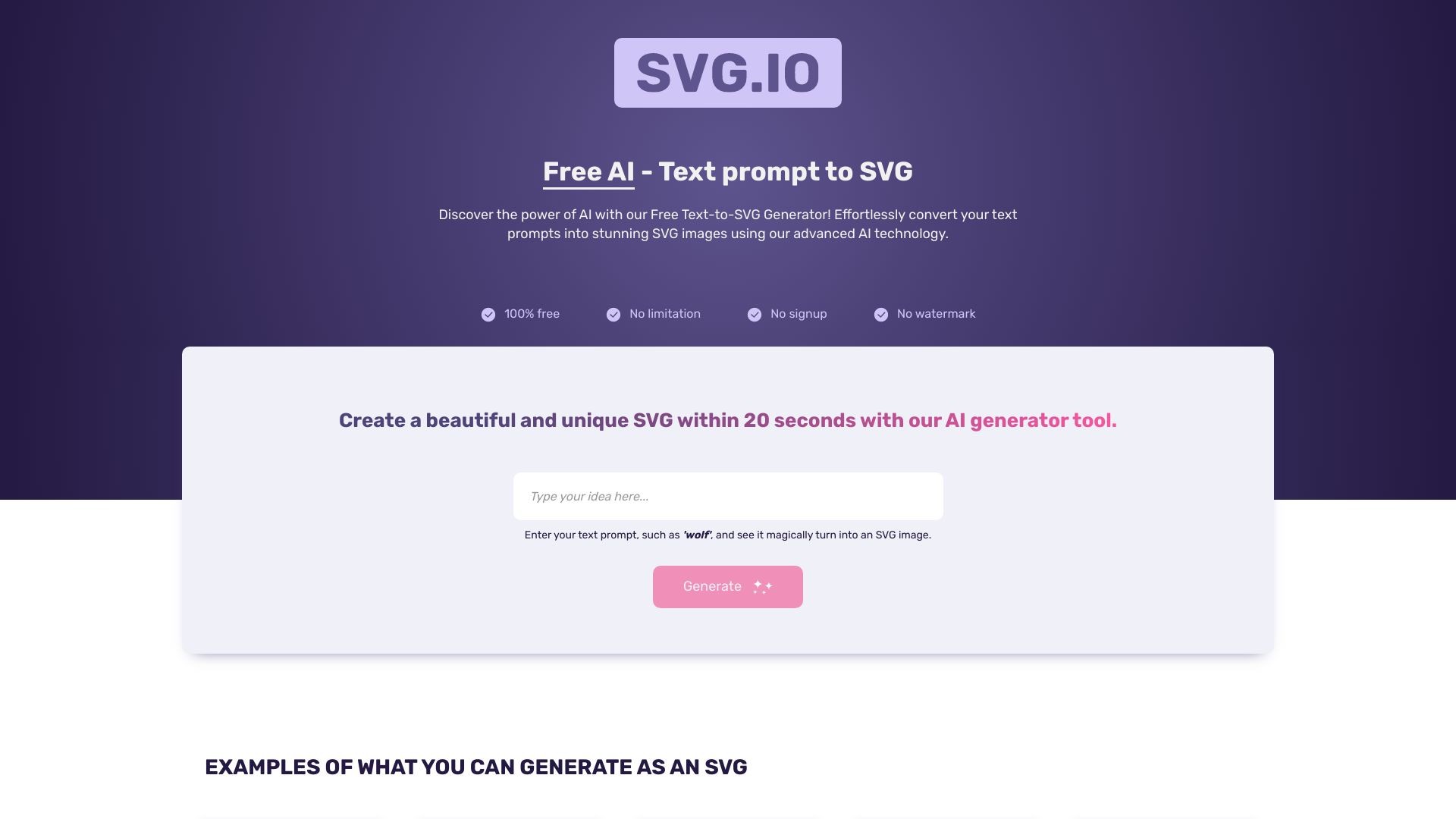SVG.io 截图