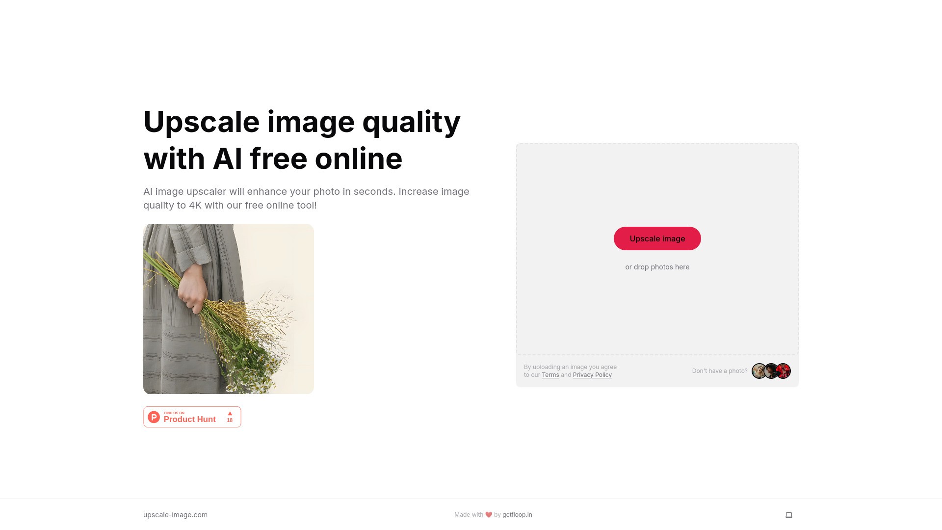 4K AI Upscaler - Free AI image tool 截图