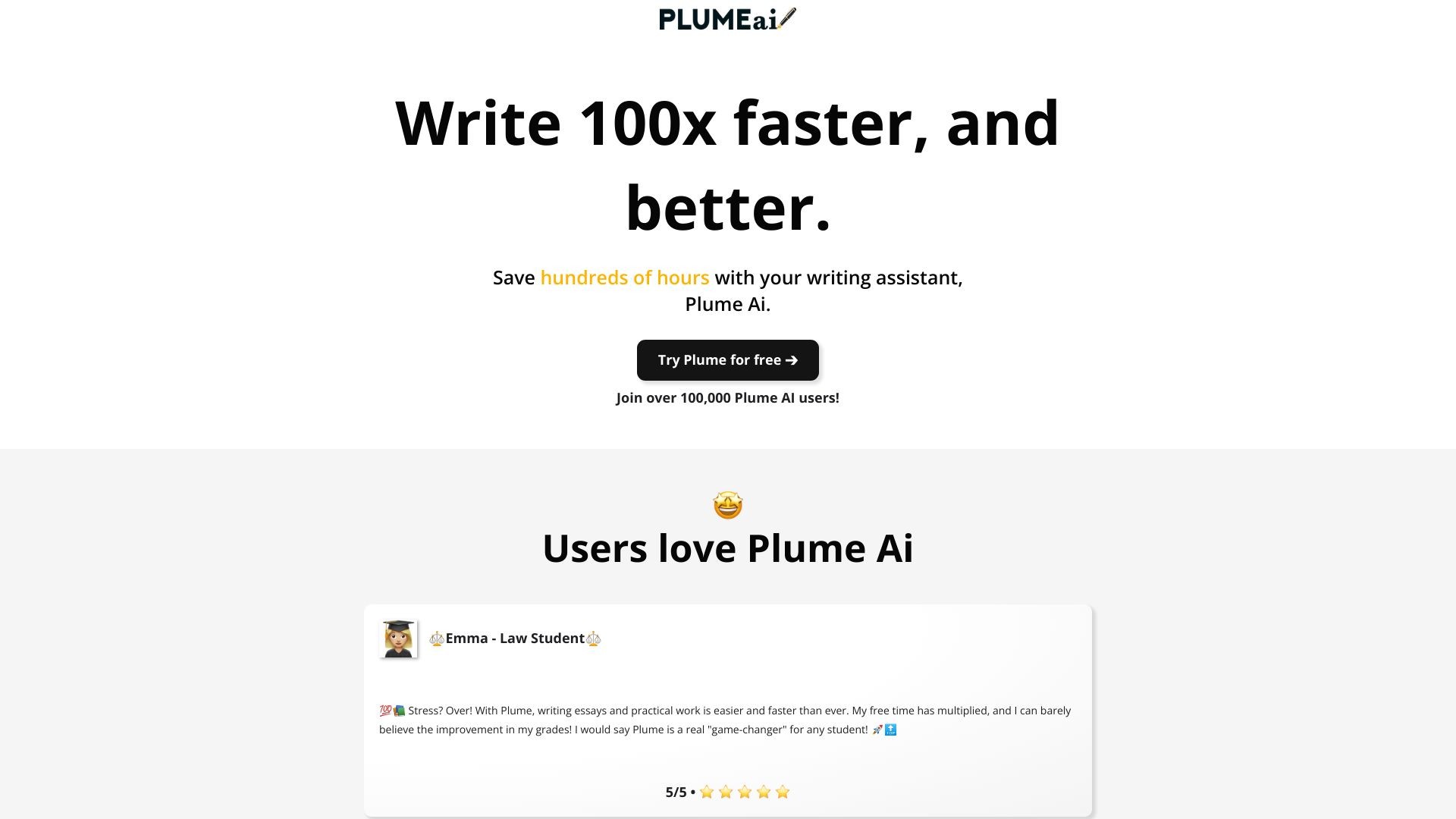 Plume AI 截图