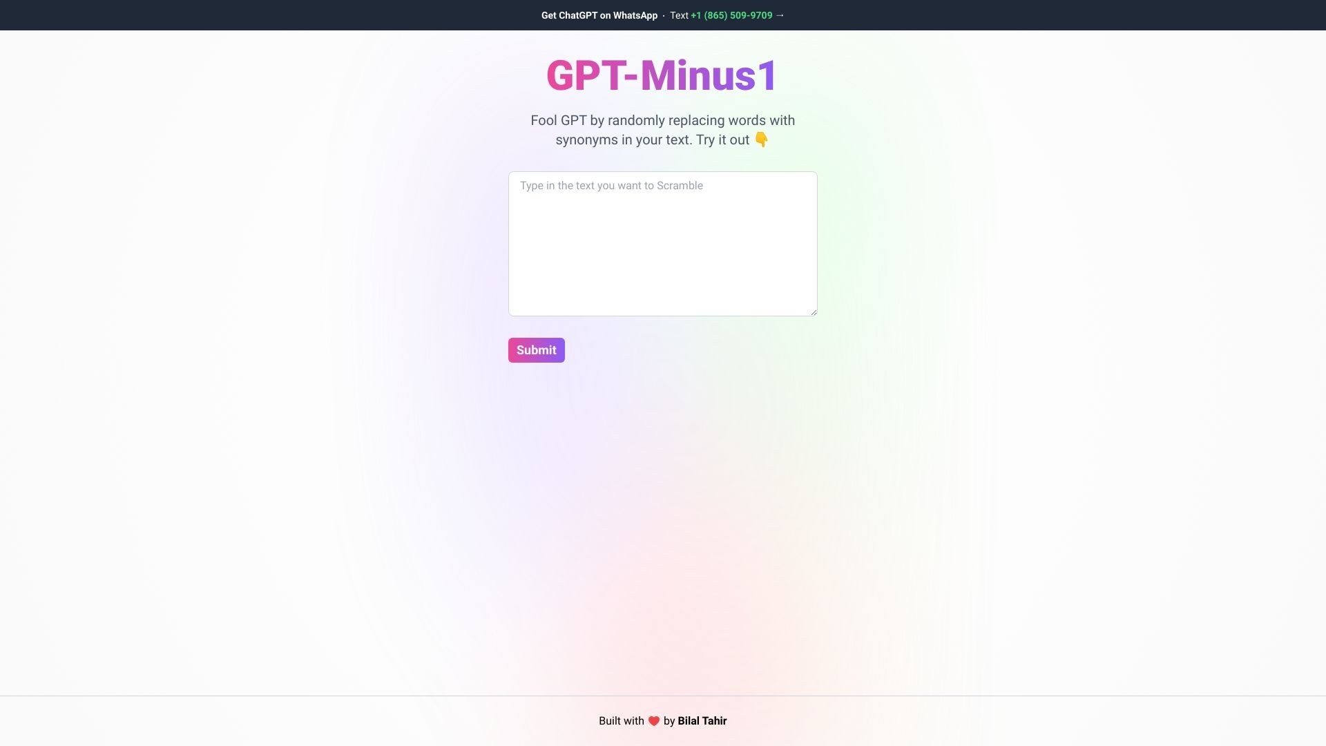 GPT-Minus1 截图