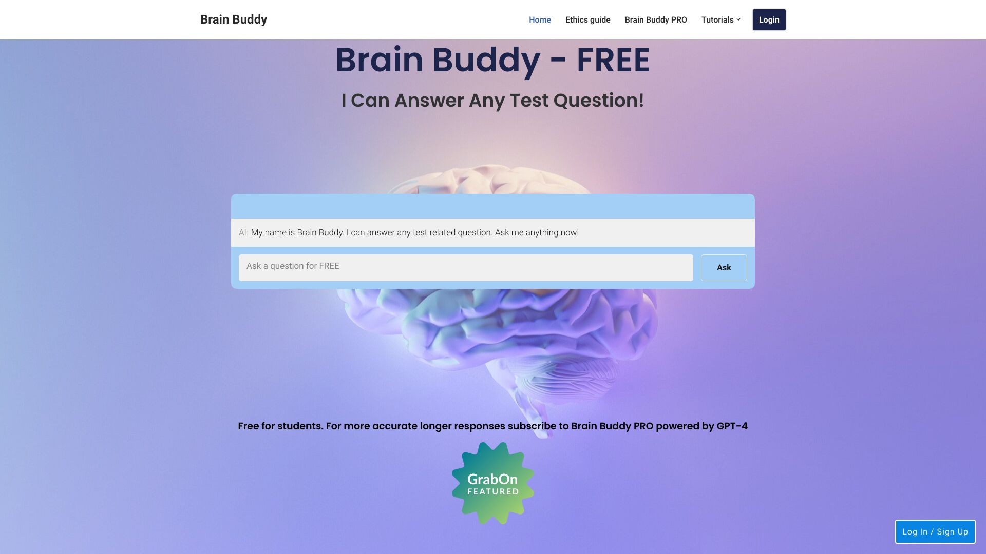 Brain Buddy - AI Tutor 截图