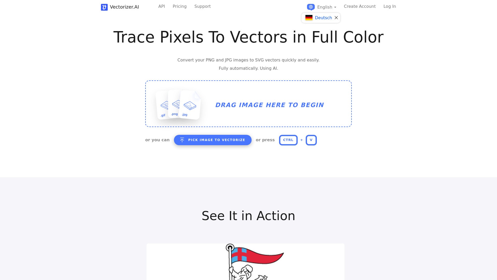 Vectorizer AI 截图