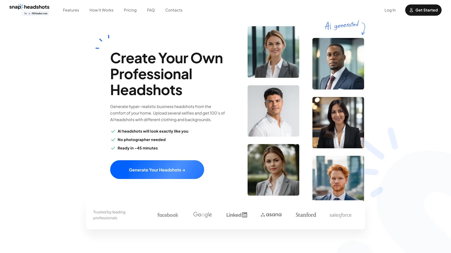 snapheadshots.com 截图