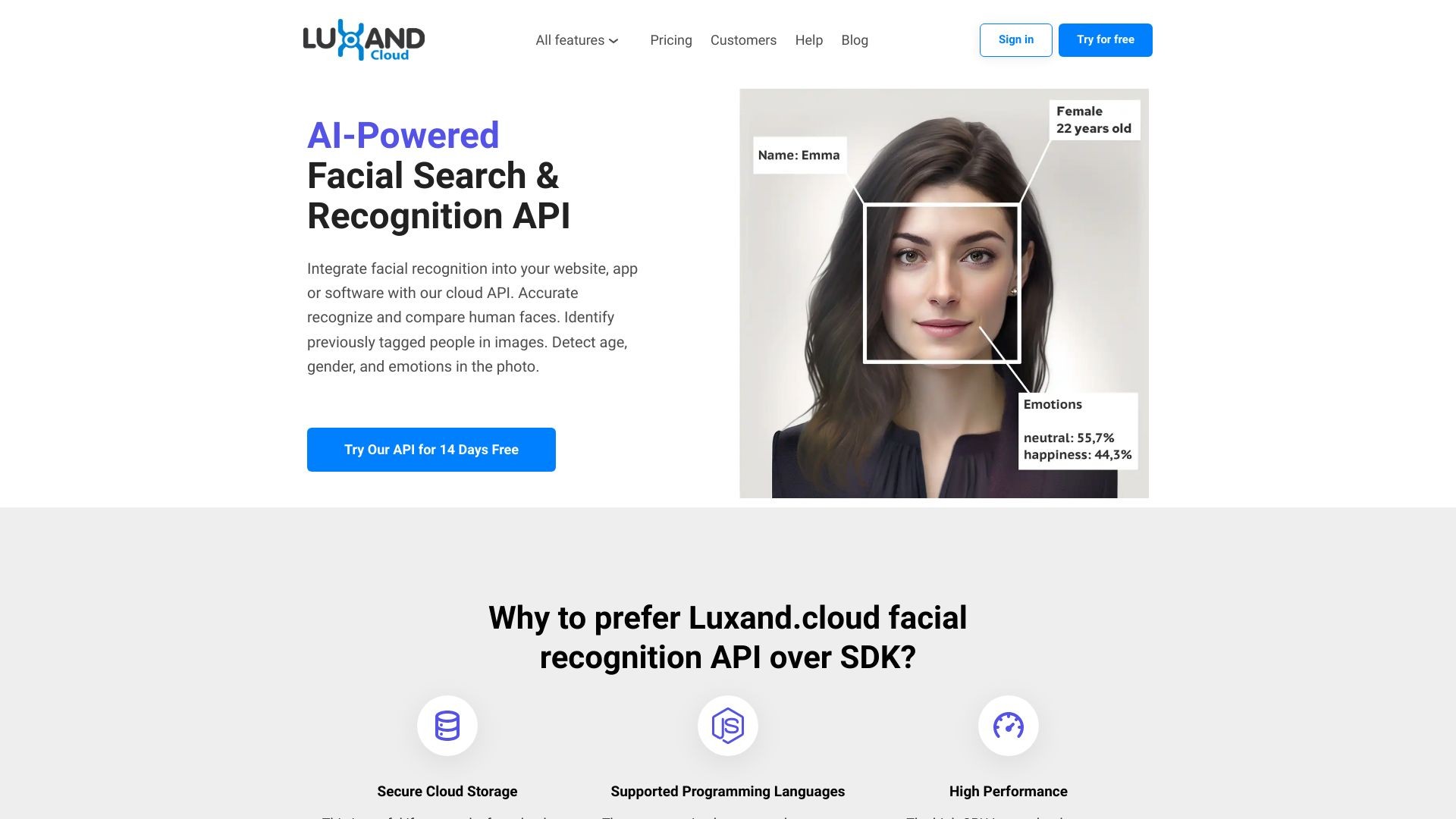 Luxand.cloud 截图