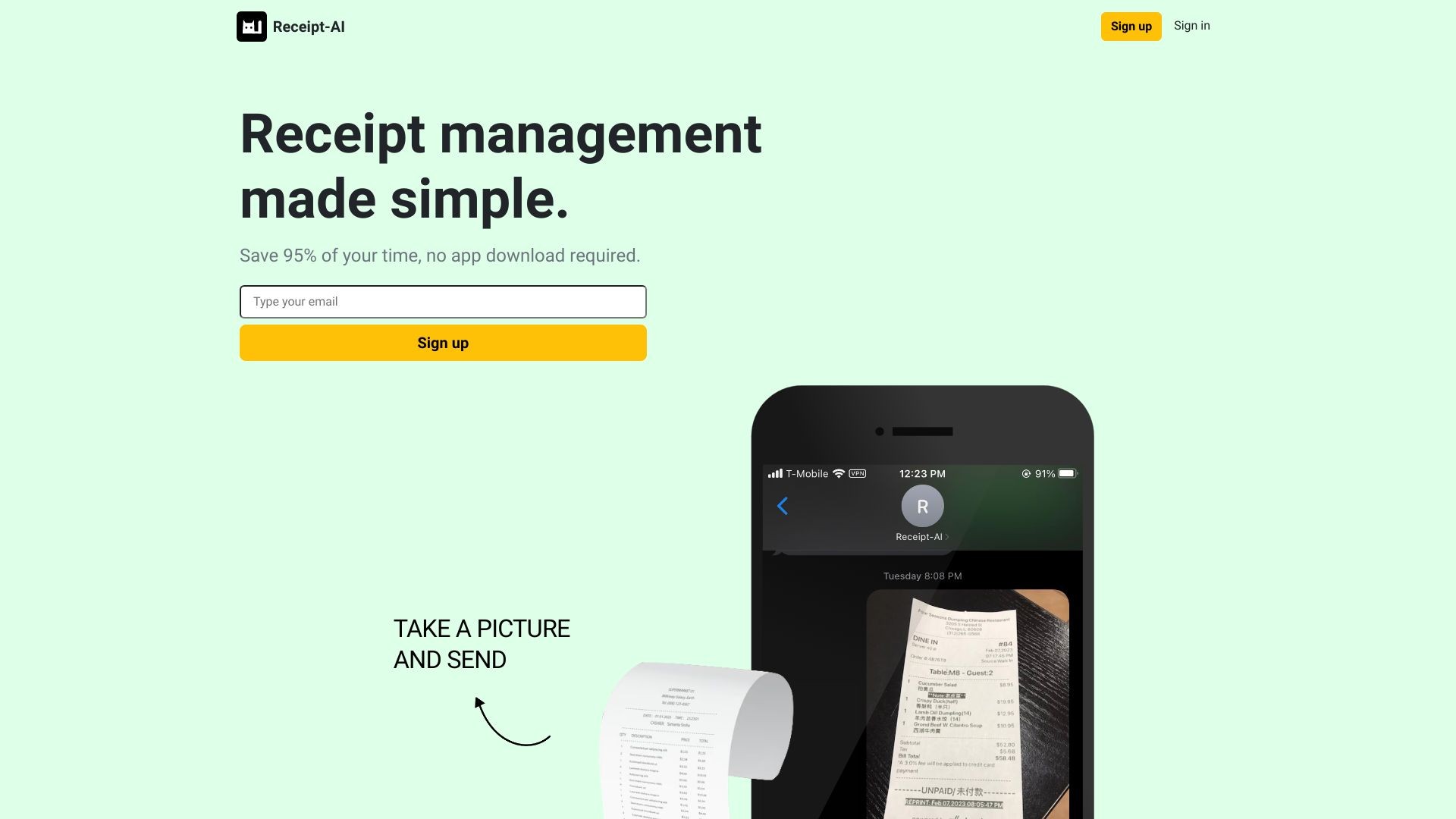 Receipt-AI for Startup 截图