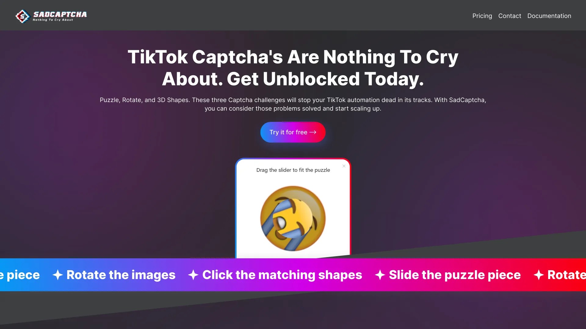 TikTok Captcha Solver API 截图