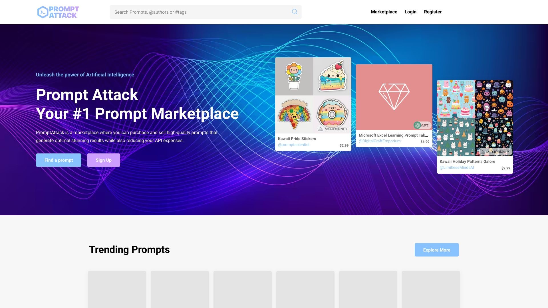 Prompt Attack - Your #1 Prompt Marketplace 截图