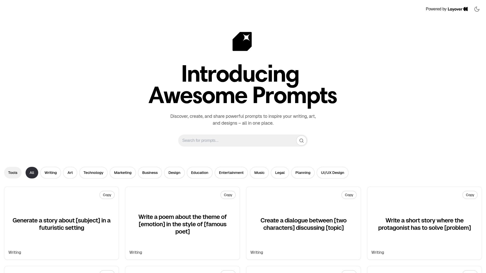 Awesome Prompts 截图