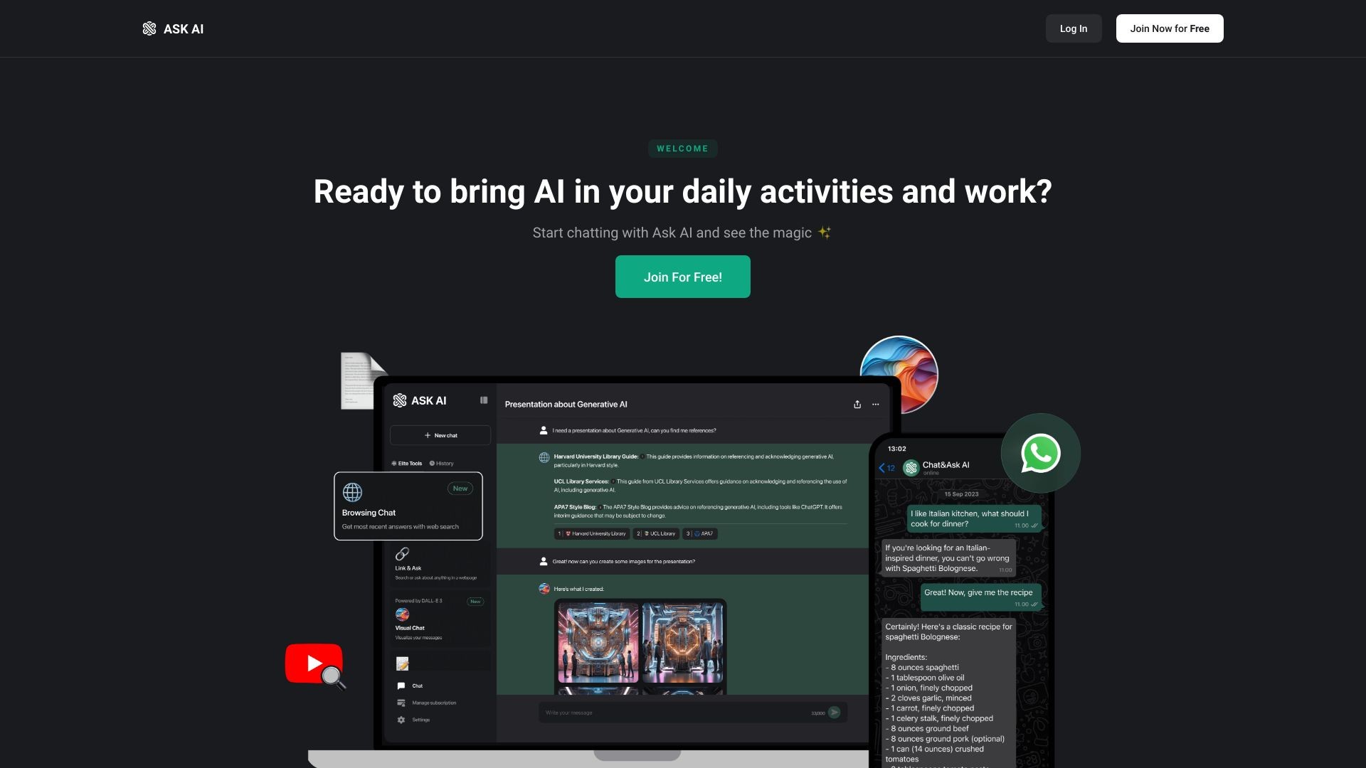 Ask AI - AI Powered Chat Bot Assistant 截图