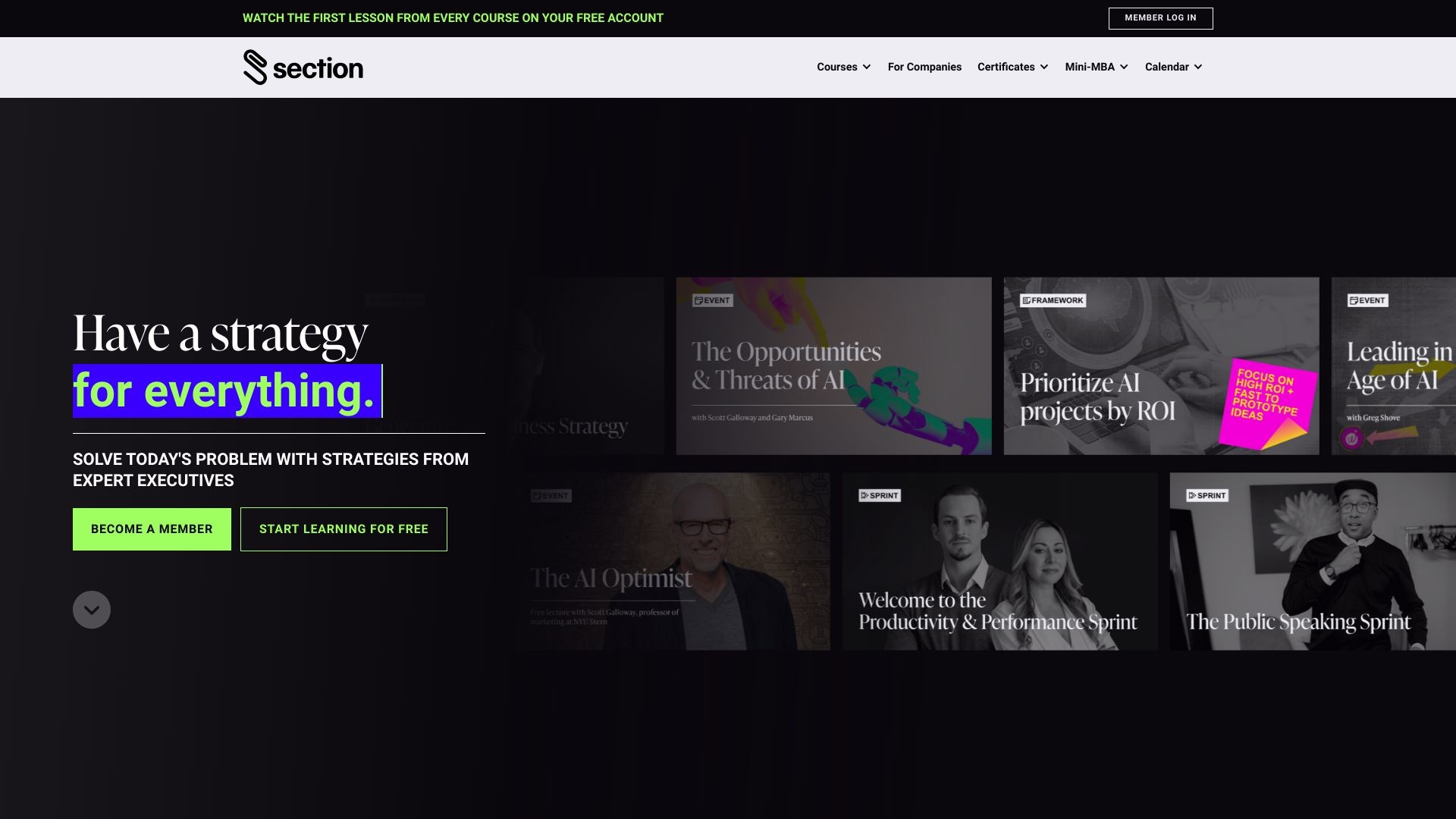 sectionschool.com 截图