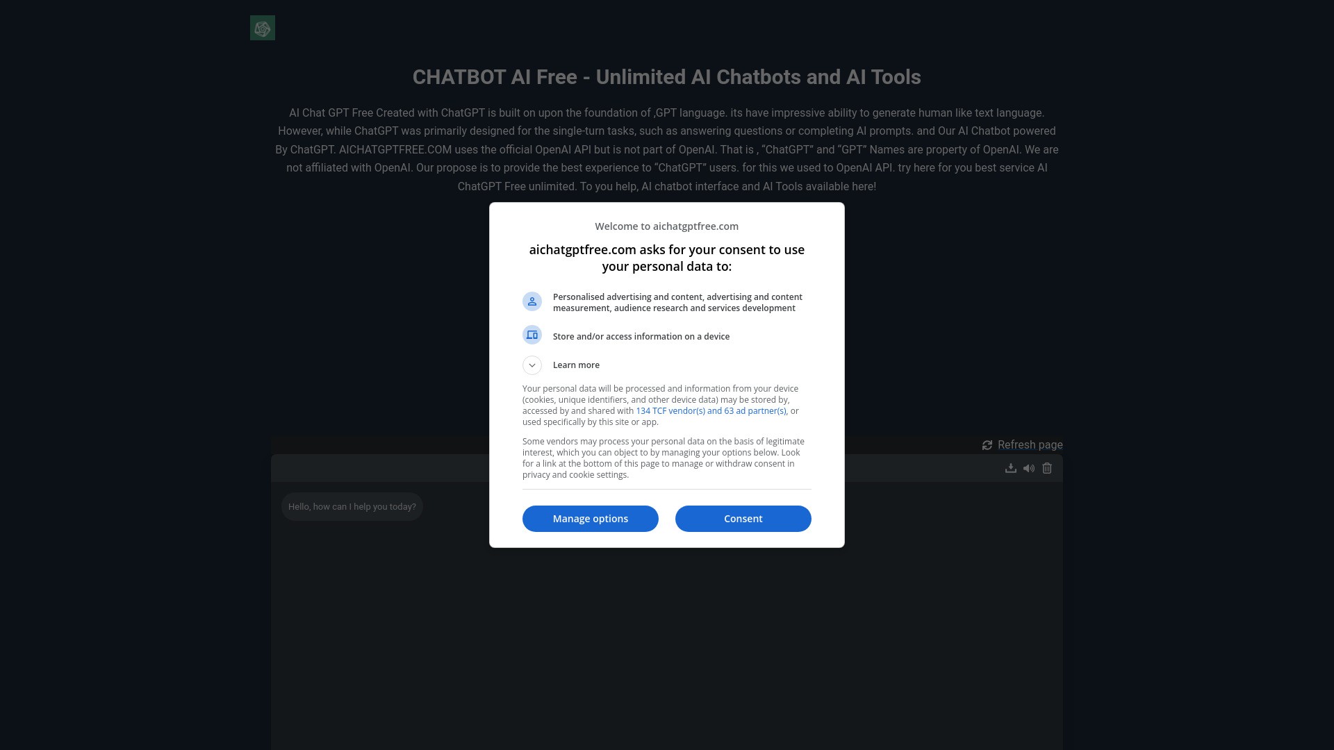 AI ChatGPT Free AI Chat and AI Tools 截图