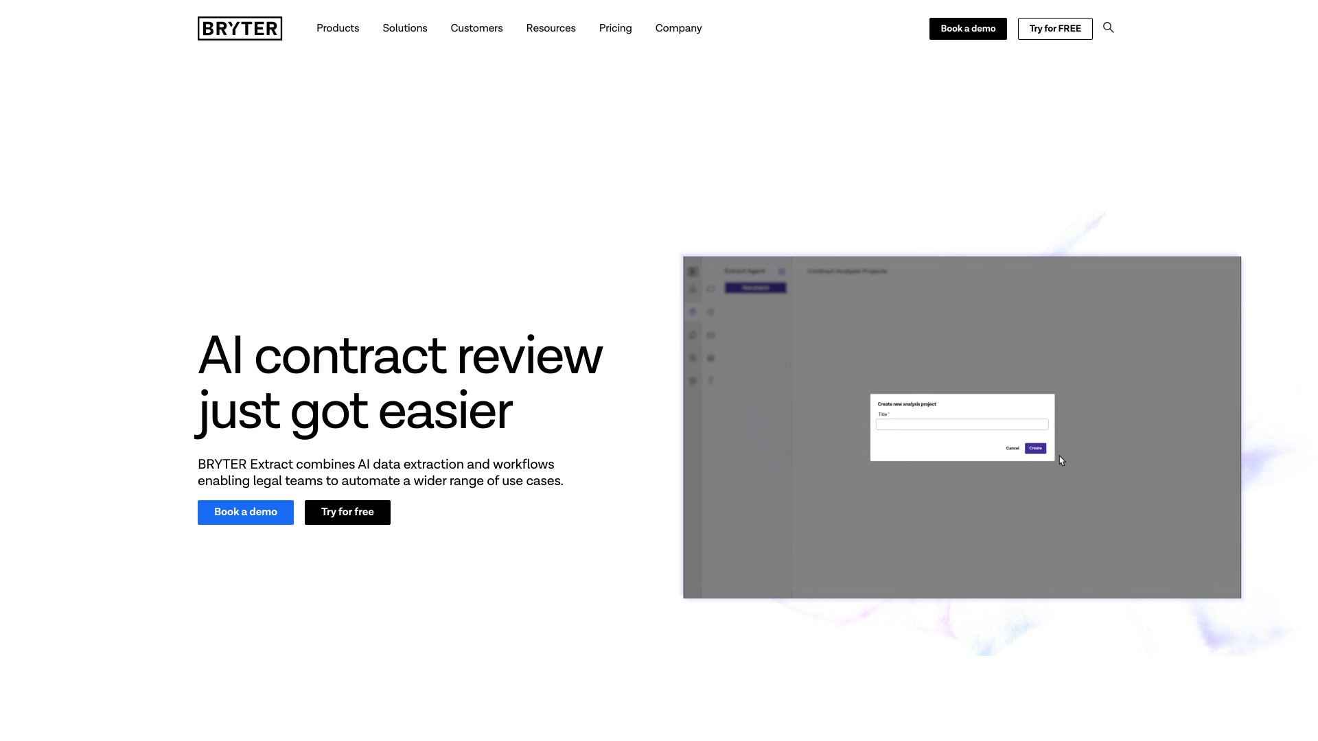 BRYTER Extract | AI for Legal 截图