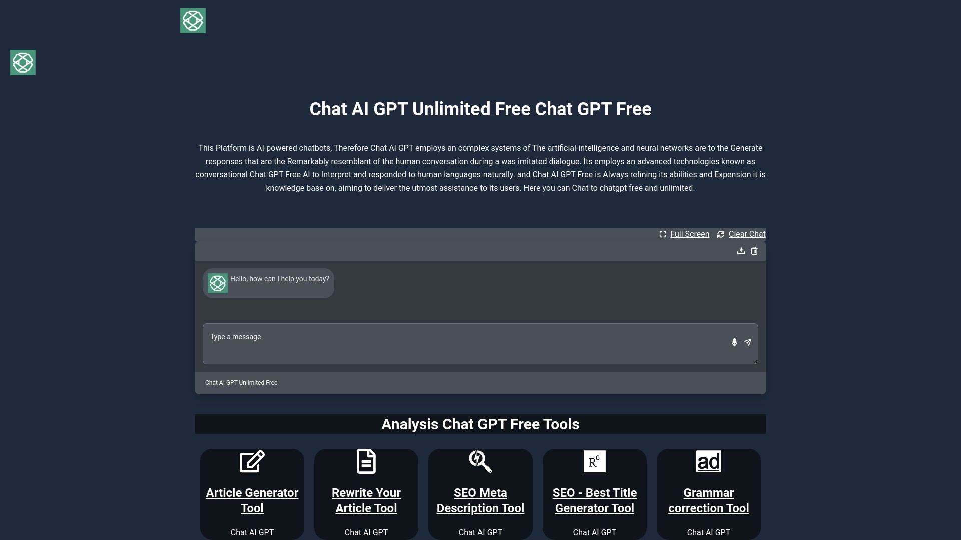 Chat AI GPT 截图