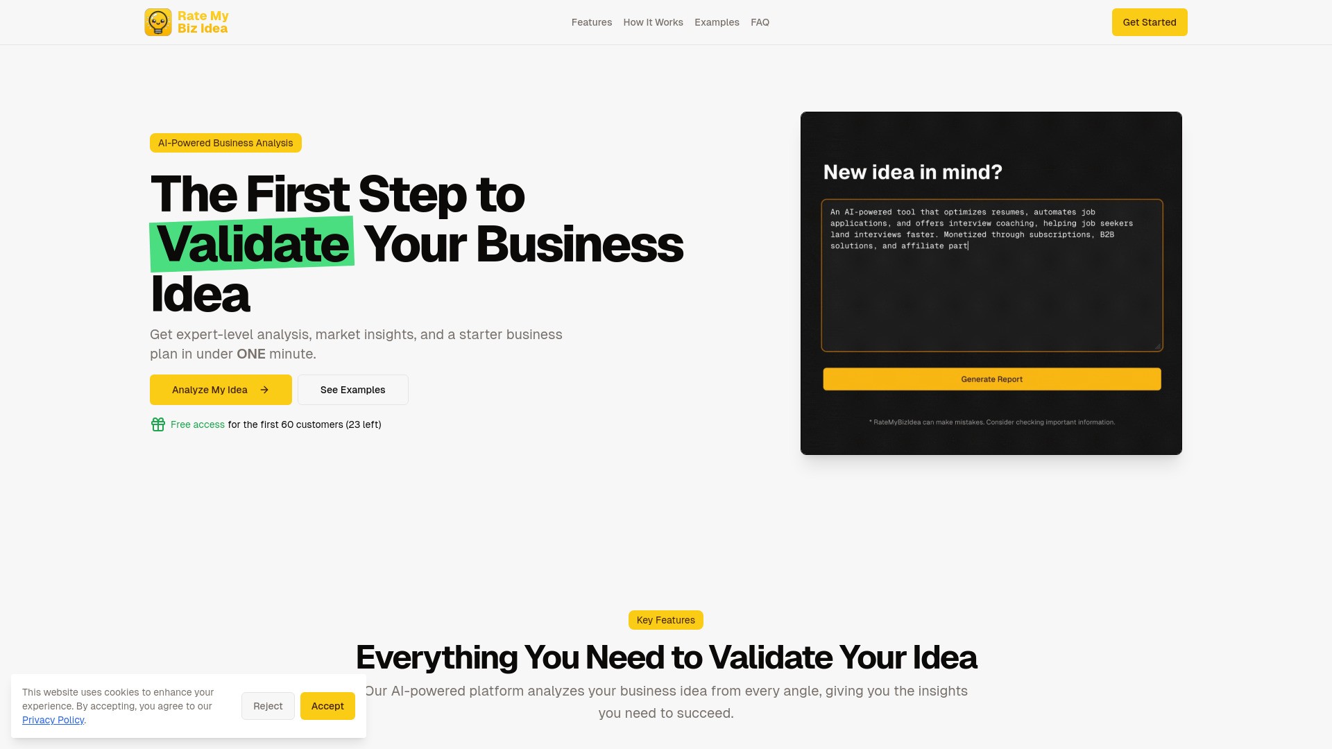 RateMyBizIdea 截图