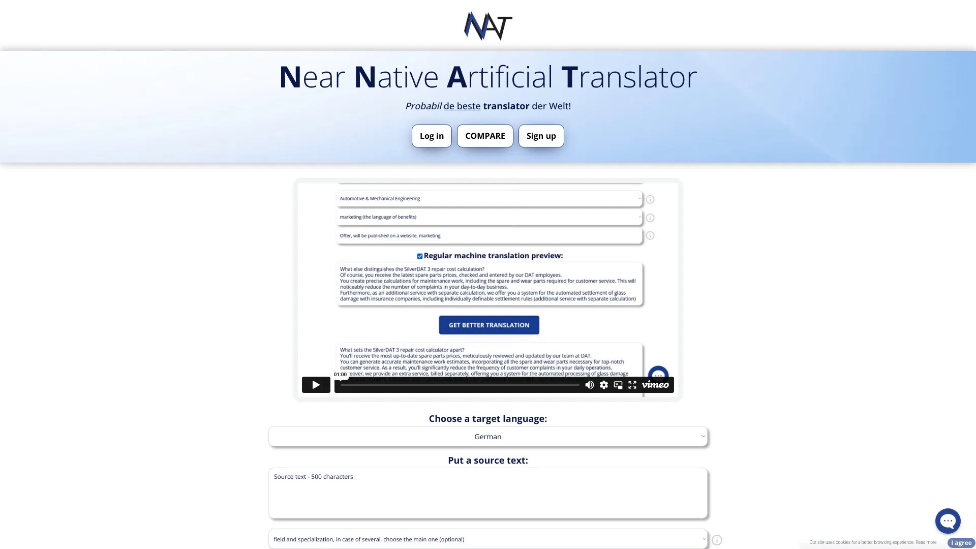 NNAT – Near Native Artificial Translator 截图