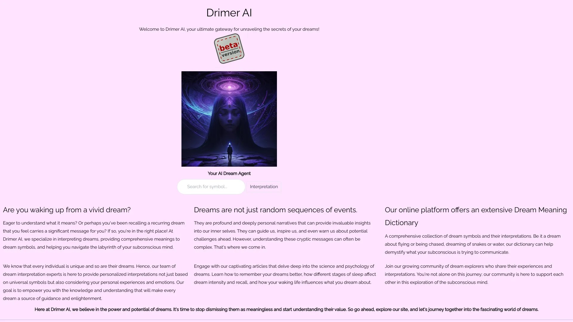 Drimer AI - Your Dream AI Agent 截图