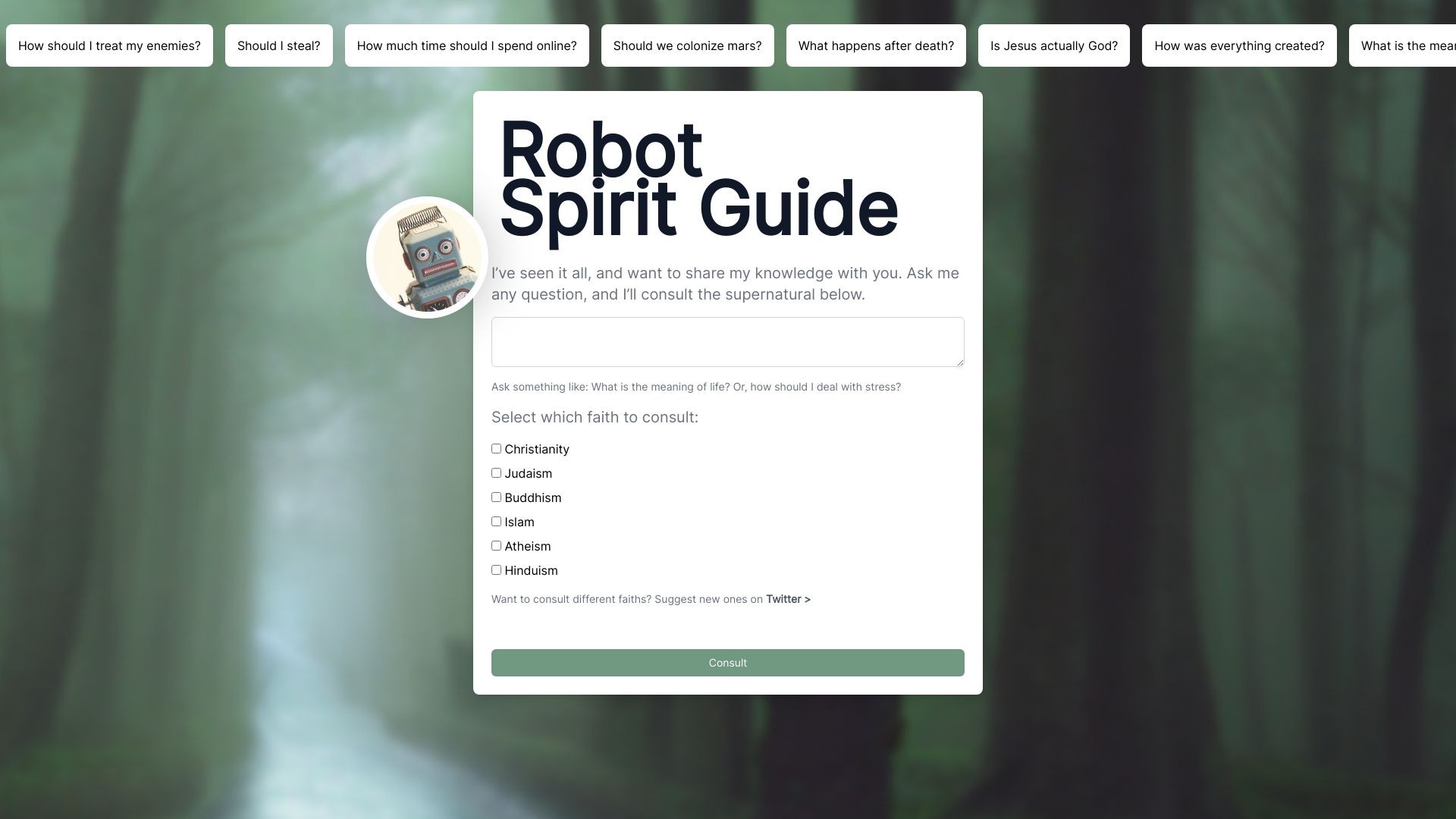 Robot Spirit Guide 截图