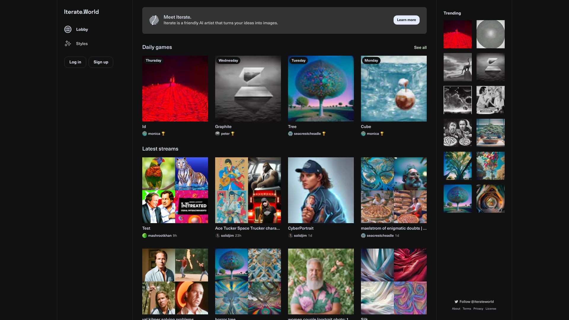 Iterate.World 截图