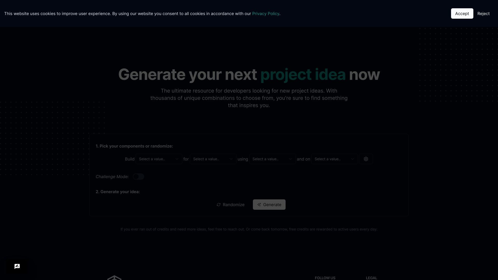 What should I build next? 截图