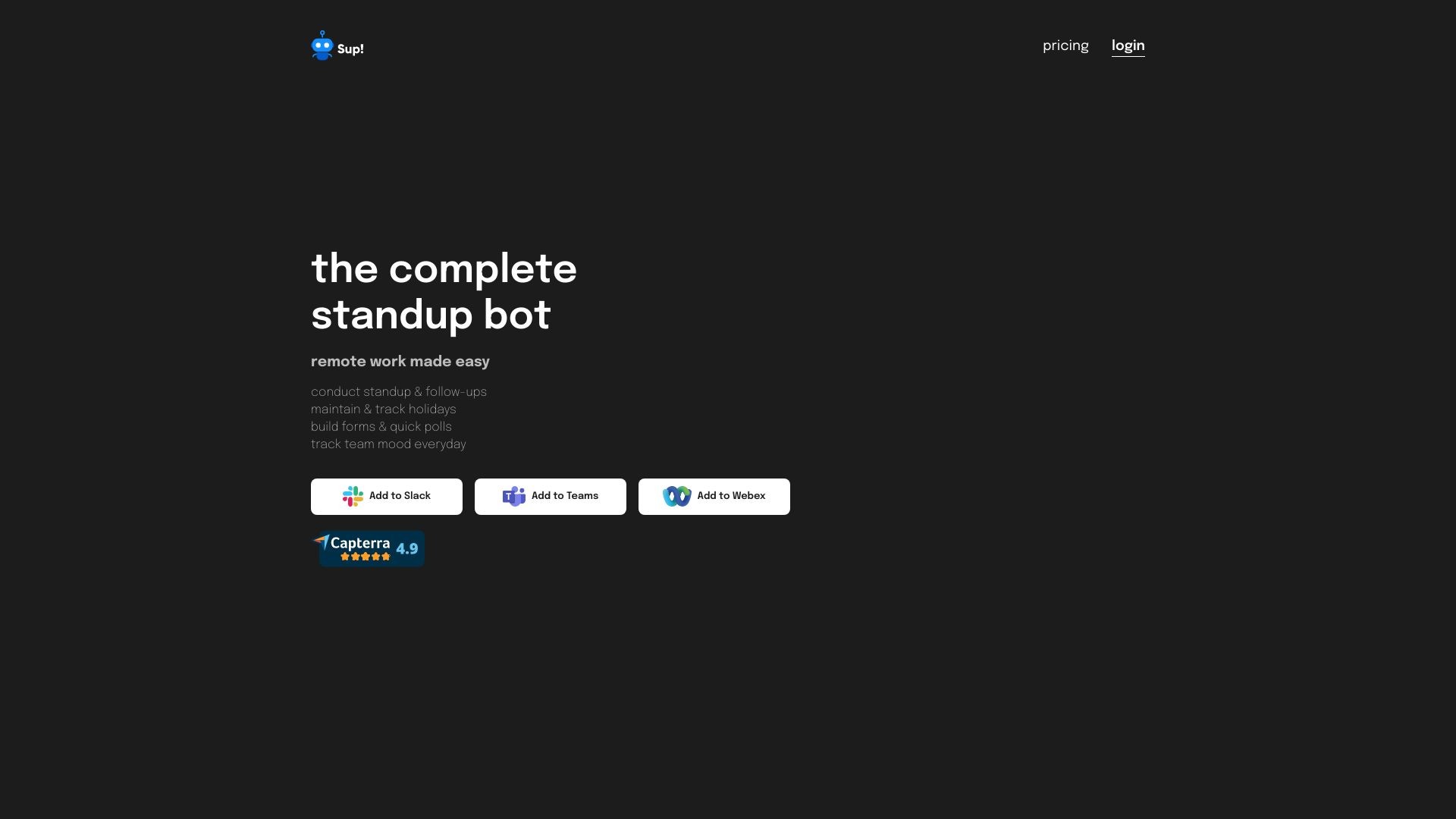 Sup Standup Bot 截图