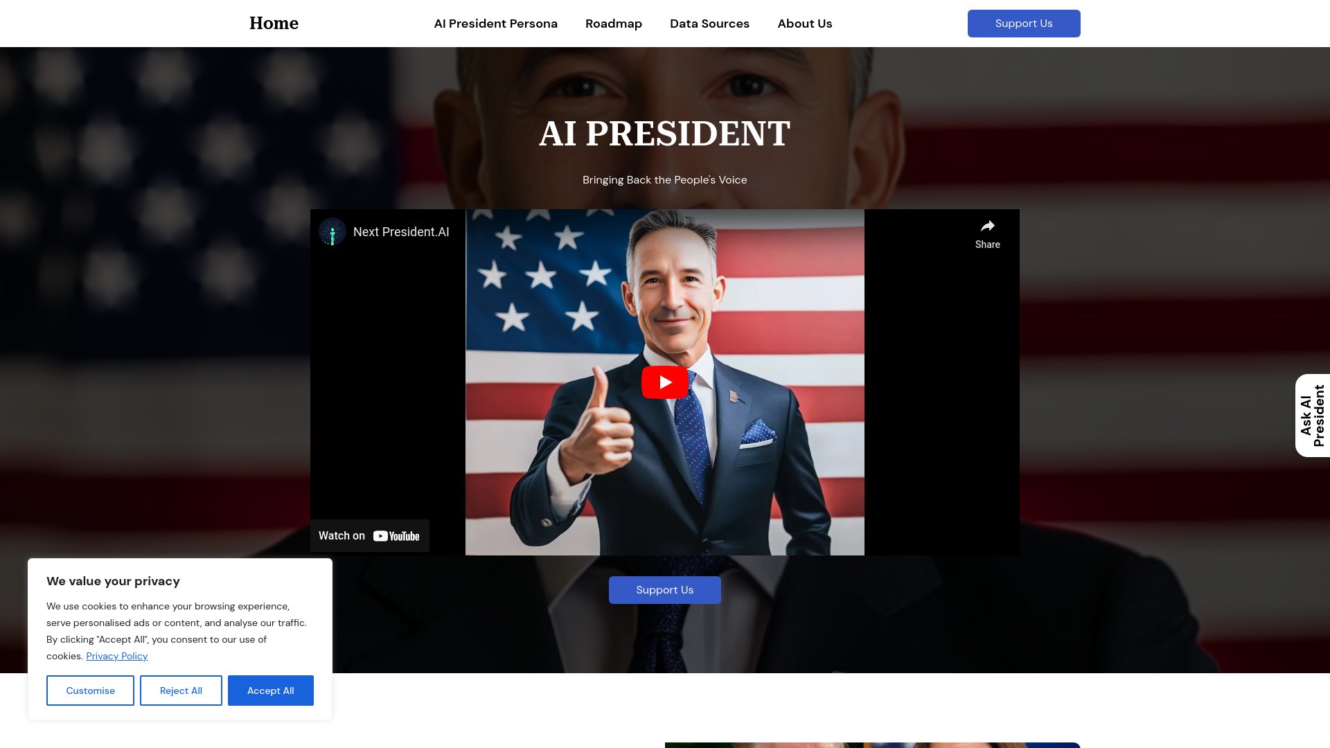 NextPresident.ai 截图
